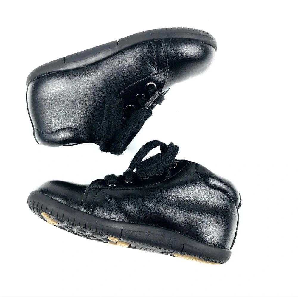 Stride Rite Srt Elliot Black Leather Oxford 6.5